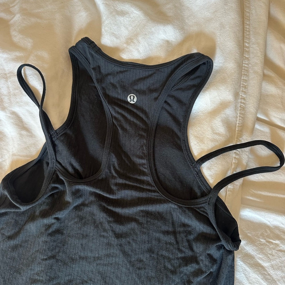 lululemon athletica Black Tank Top